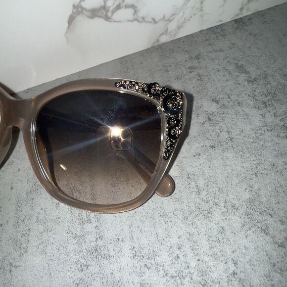 COACH 0HC8244 56mm Sunglasses Champagne/Silver /Gradient Flash - Picture 11 of 11